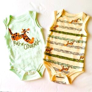 DISNEY ONESIE ROMPER SET 0-3 MONTHS COTTON BLEND